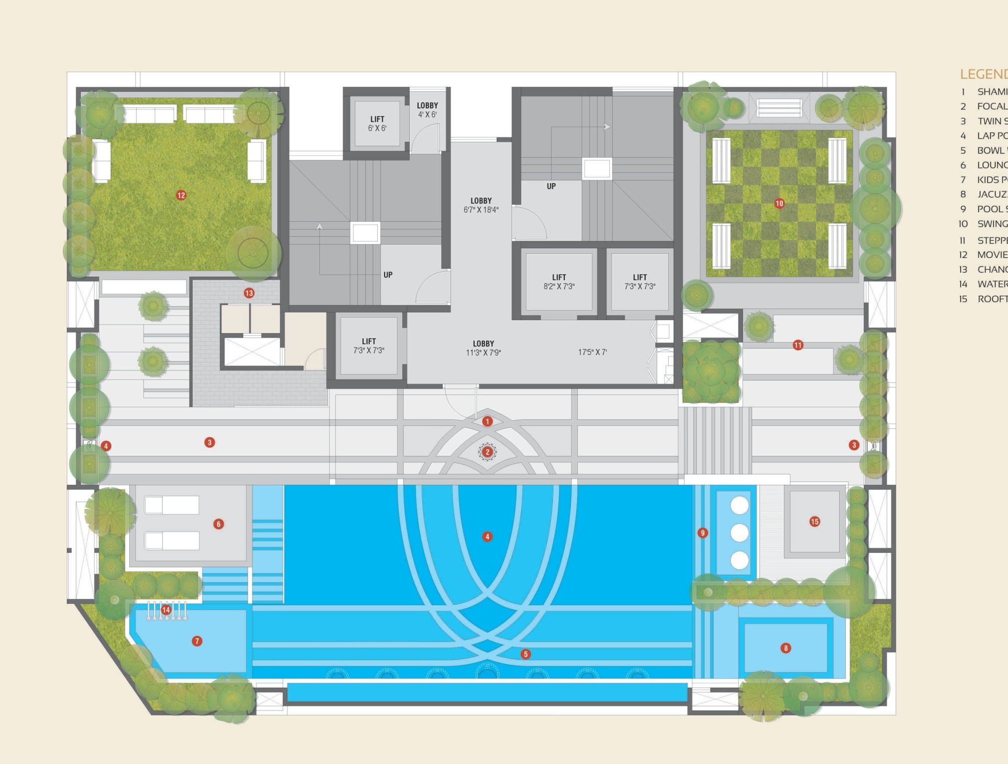 4 BHK Floor Plan